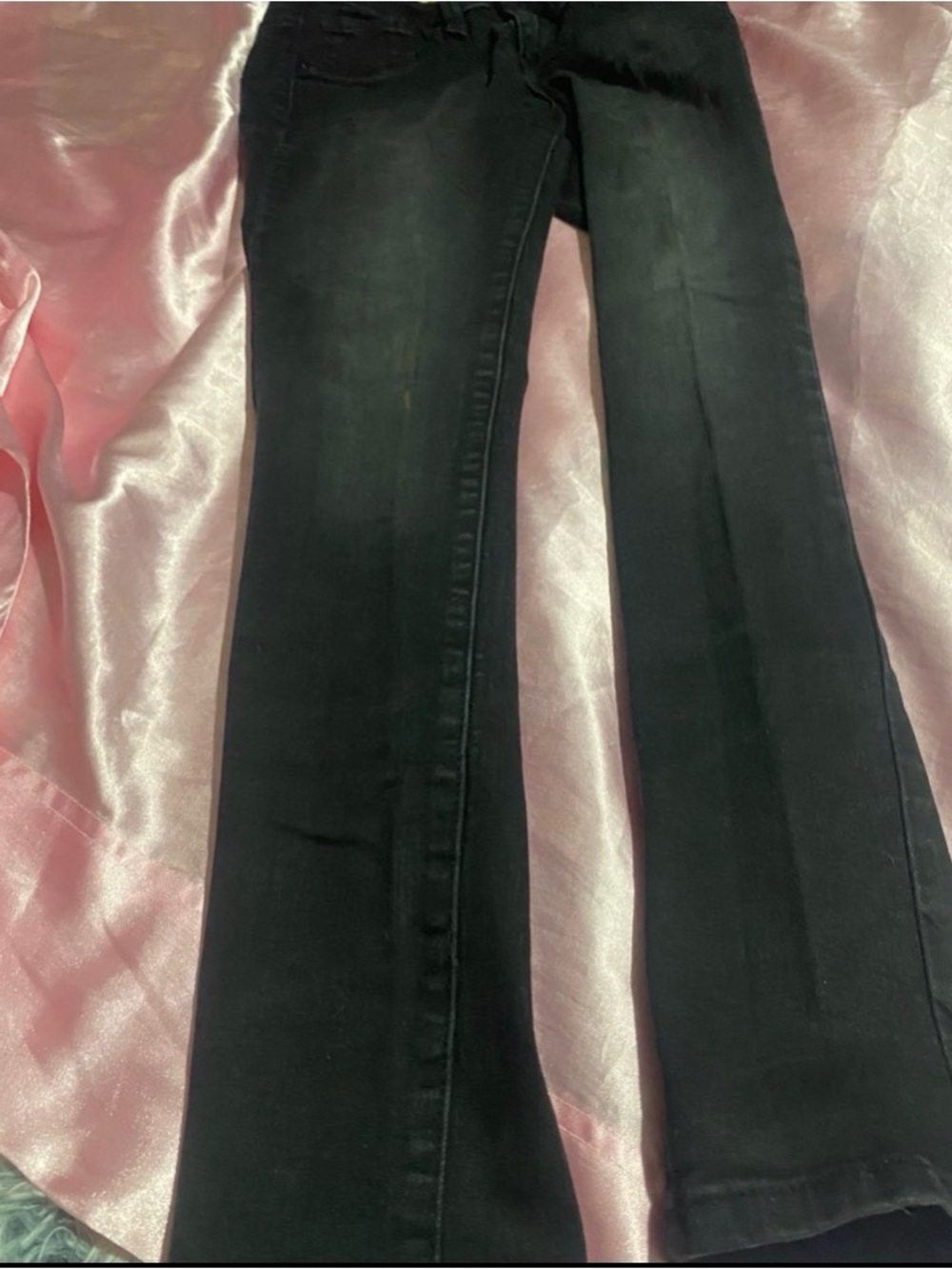 Kids Black Flare Jeans